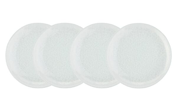 Splendido Medium Round White Glass Plate - Image 4