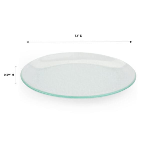 Splendido Round White Glass Platter - Image 2