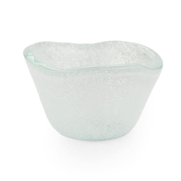 Splendido Tall White Glass Bowl