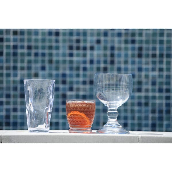 St Germain Clear Polycarbonate 11.8oz Rocks Glass - Image 4