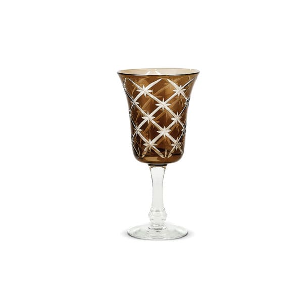 Starlight Brown 8oz Wine Glass