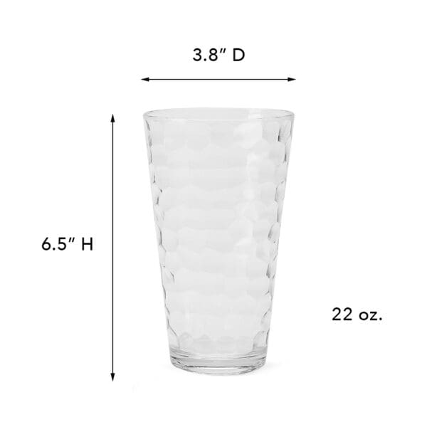 Stresa Clear Tritan 22oz Highball Glass - Image 2