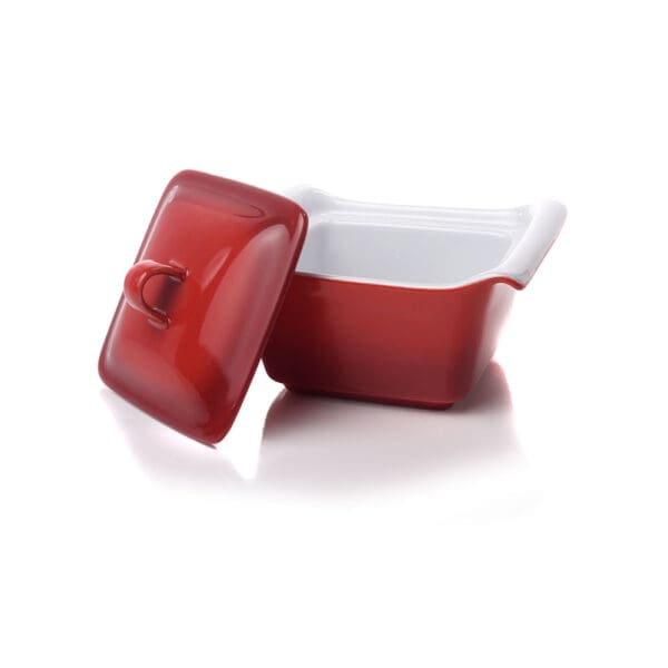 Supra Square Stoneware Bowl With Lid