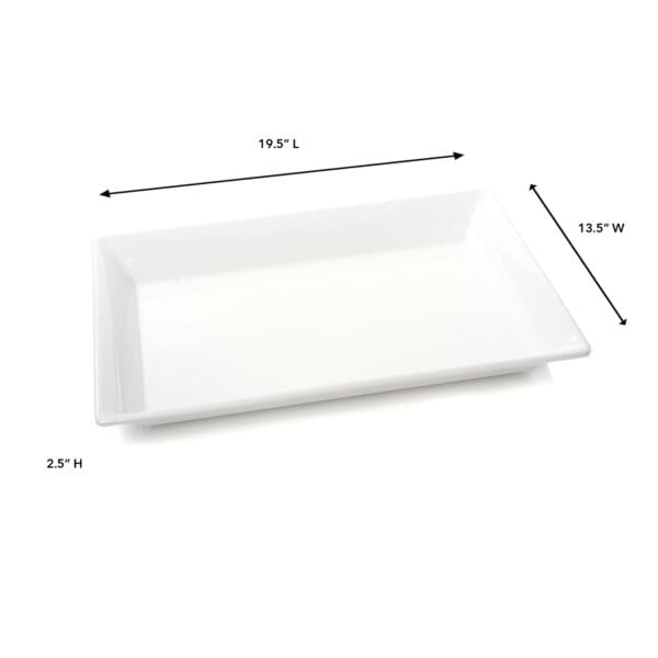 Swede Deep Melamine Serving Platter - Image 2