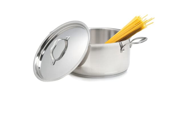 Terra Induction Ready Stainless Steel 3 Quart Pot with Lid - Image 6