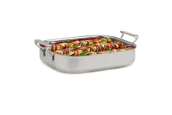 Terra Induction Ready Stainless Steel Roaster - Image 3