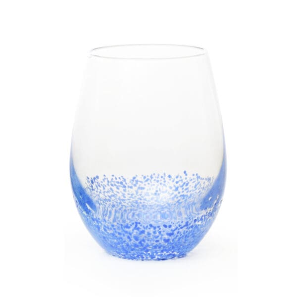 Tierra Large Blue 17oz Glass Tumbler