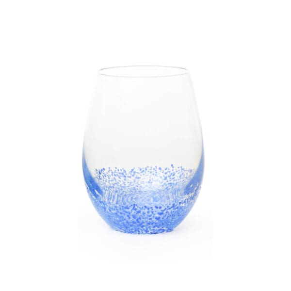 Tierra Small Blue 12oz Glass Tumbler