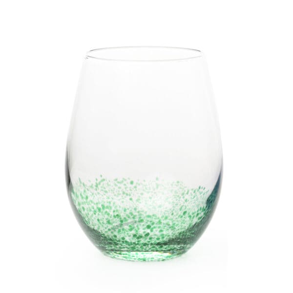 Tierra Large Green 17oz Glass Tumbler