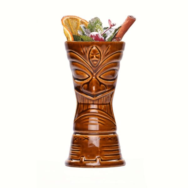 Tiki Angry 20oz Ceramic TikiMug Tumbler - Image 2