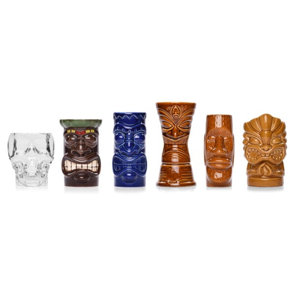 Tiki Skull 23oz Glass Tiki Tumbler - Image 2