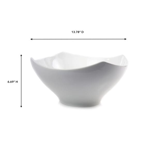 Trumpet Porcelain 14" Serving Bowl - Image 2