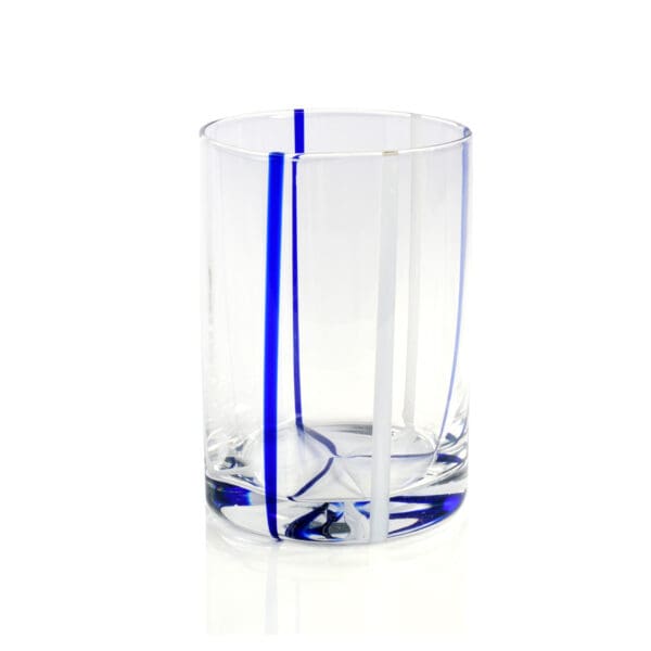 Veneto Blue 16oz Glass Tumbler