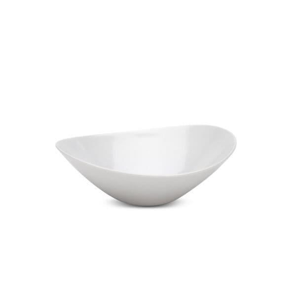 Verona Small White Melamine Serving Bowl