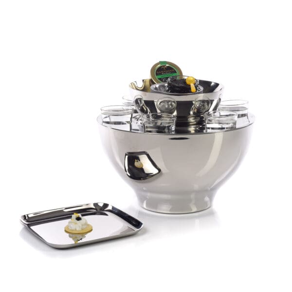 Vienna Stainless Steel Caviar Set - Image 3