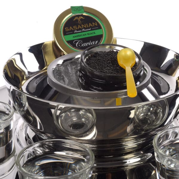 Vienna Stainless Steel Caviar Set - Image 2