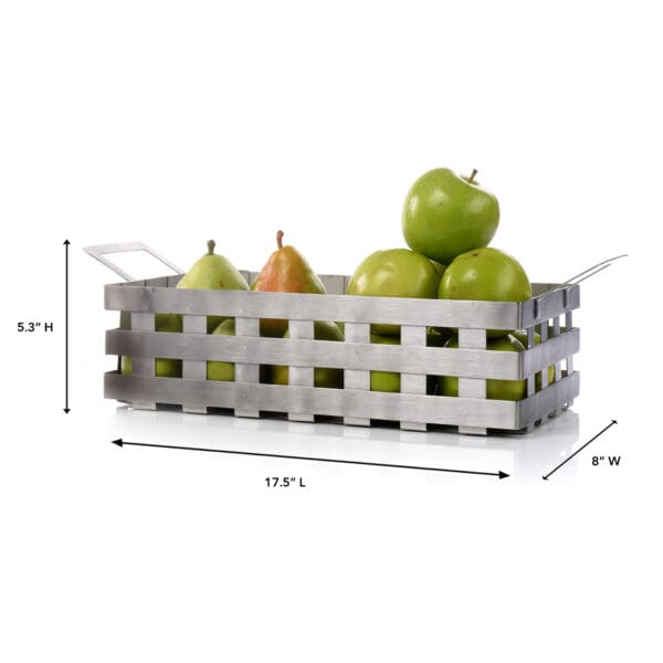 Zurich Woven Stainless Steel Basket Large - Image 2