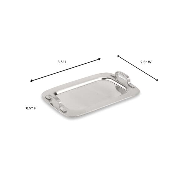 Zurich Stainless Steel Mini Cocktail Tray - Image 2