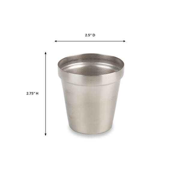 Zurich Stainless Steel Mini Planter Snack Dish - Image 2