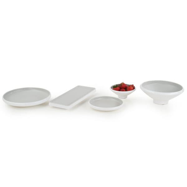 Mondra Rectangular Grey Melamine Platter - Image 5