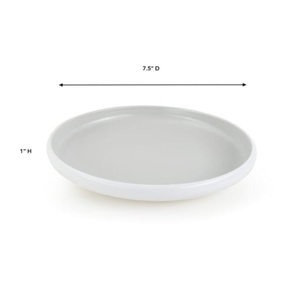 Mondra Small Grey Melamine Plate - Image 2