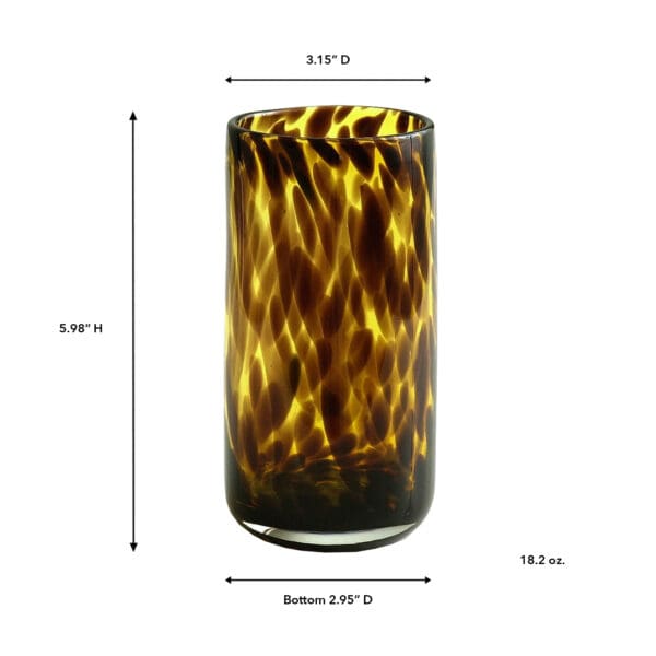 Tortoise Highball 16oz Glass - Image 3