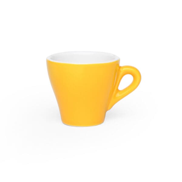 Gumdrop Porcelain 2.4oz Lemon Yellow Espresso Cup