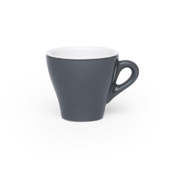 Gumdrop Porcelain 2.4oz Slate Grey Espresso Cup