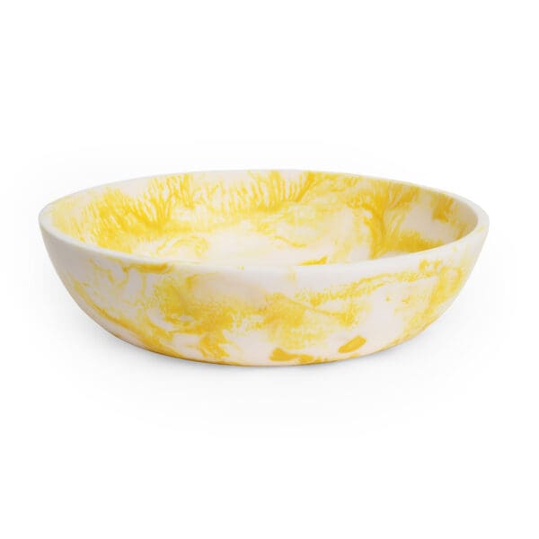 FORTUNA SERVING BOWL YELLOW/WHITE