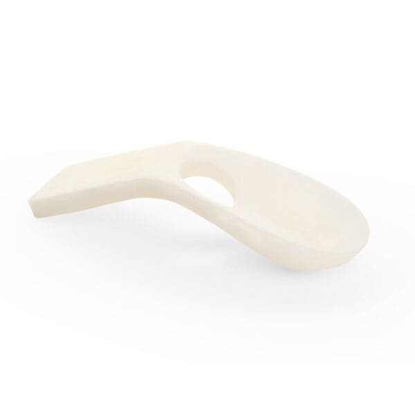 FORTUNA SPOON REST WHITE MATTE